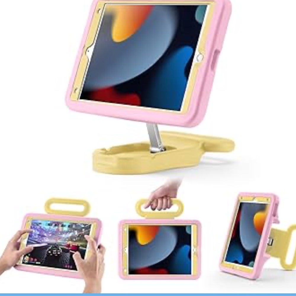 Kids Case for iPad 7th/8th/9th Gen 10.2 inch,Adjustable Portrait 856-12